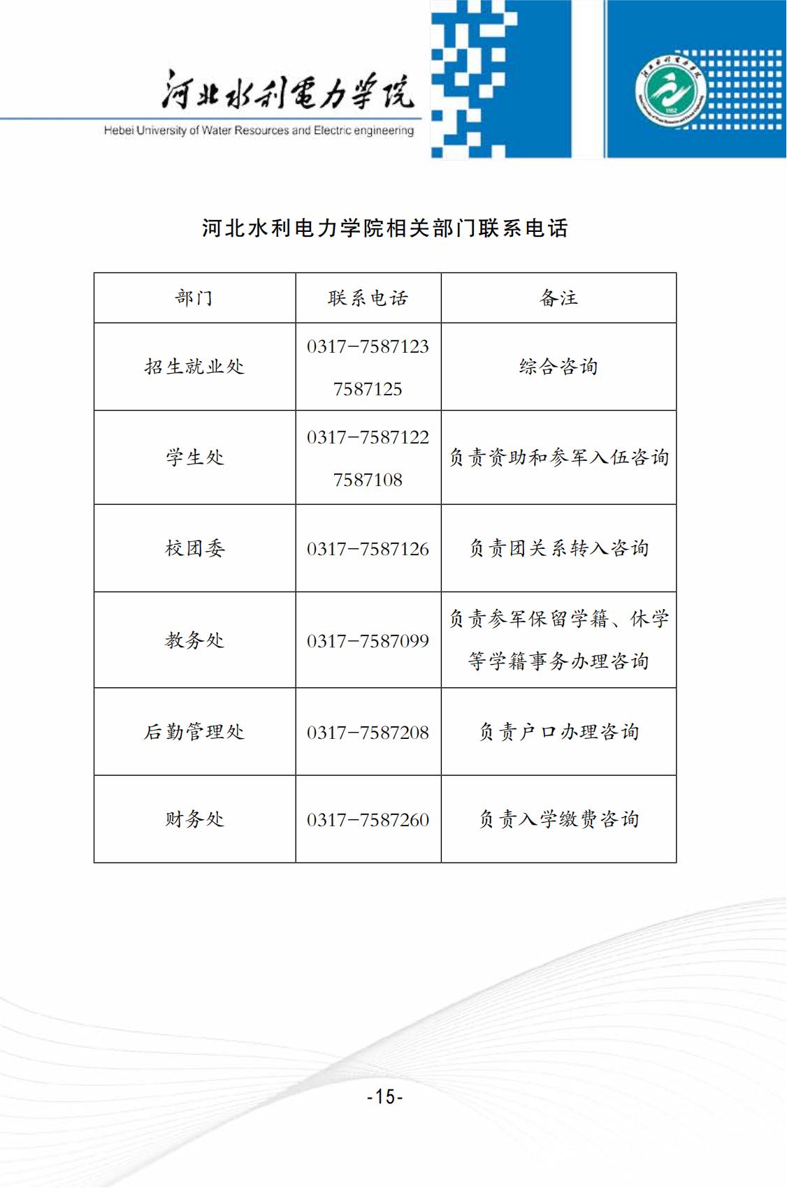 河北水利电力学院2022年入学须知(图17)